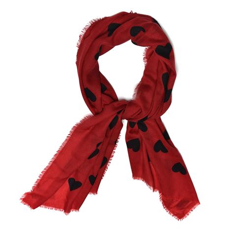 burberry red heart print scarf|burberry heart scarf nordstrom.